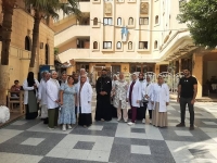 جامعة بنها تواصل فعاليات مبادرة &quot;لمسة وفاء&quot; وتطلق قافلة طبية بكنيسة القديس نيقولاوس ببنها