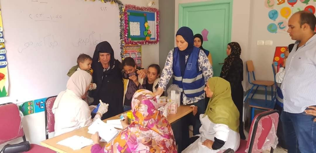 اقبال كبير على قوافل جامعة بنها الطبية ضمن مبادرة " أنت الحياة " بقرية نوى بشبين القناطر