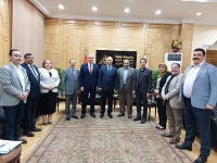 رئيس جامعة بنها يهنيء نائب رئيس الجامعة لشئون خدمة المجتمع بمهام منصبه الجديد