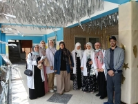 الكشف علي 105 حالة فى قافلة طبية لجامعة بنها بمدرسة سمارت