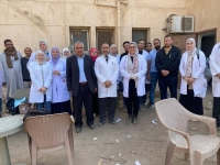 جامعة بنها ومؤسسة حياة كريمة ينظمان قافلة بيطرية بقرية بهرمس بمنشاة القناطر